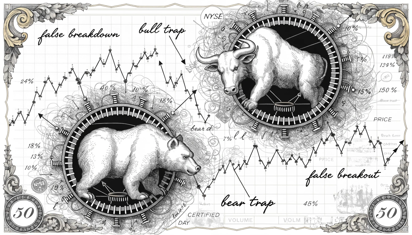 Bear Trap e Bull Trap — Armadilhas do Mercado
