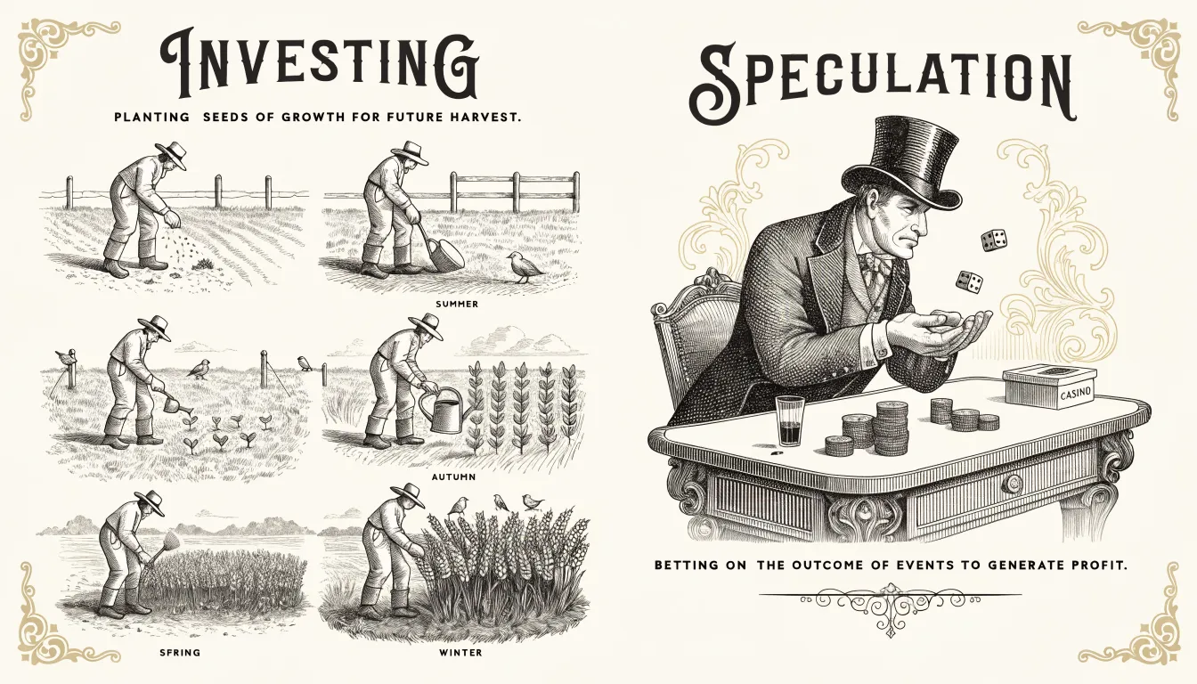 Investir vs Especular — A Diferença Fundamental