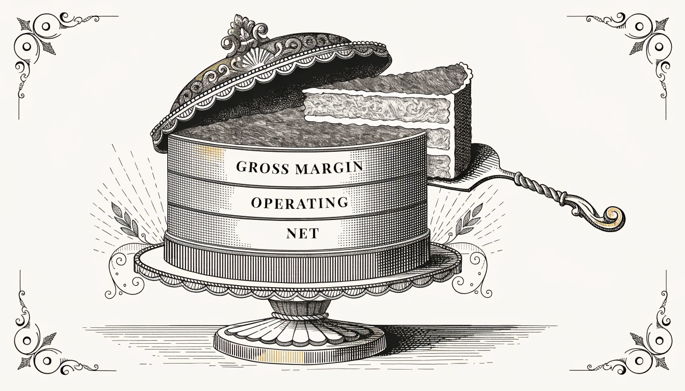 Margem Bruta, Operacional e Líquida — Os Três Níveis de Lucro