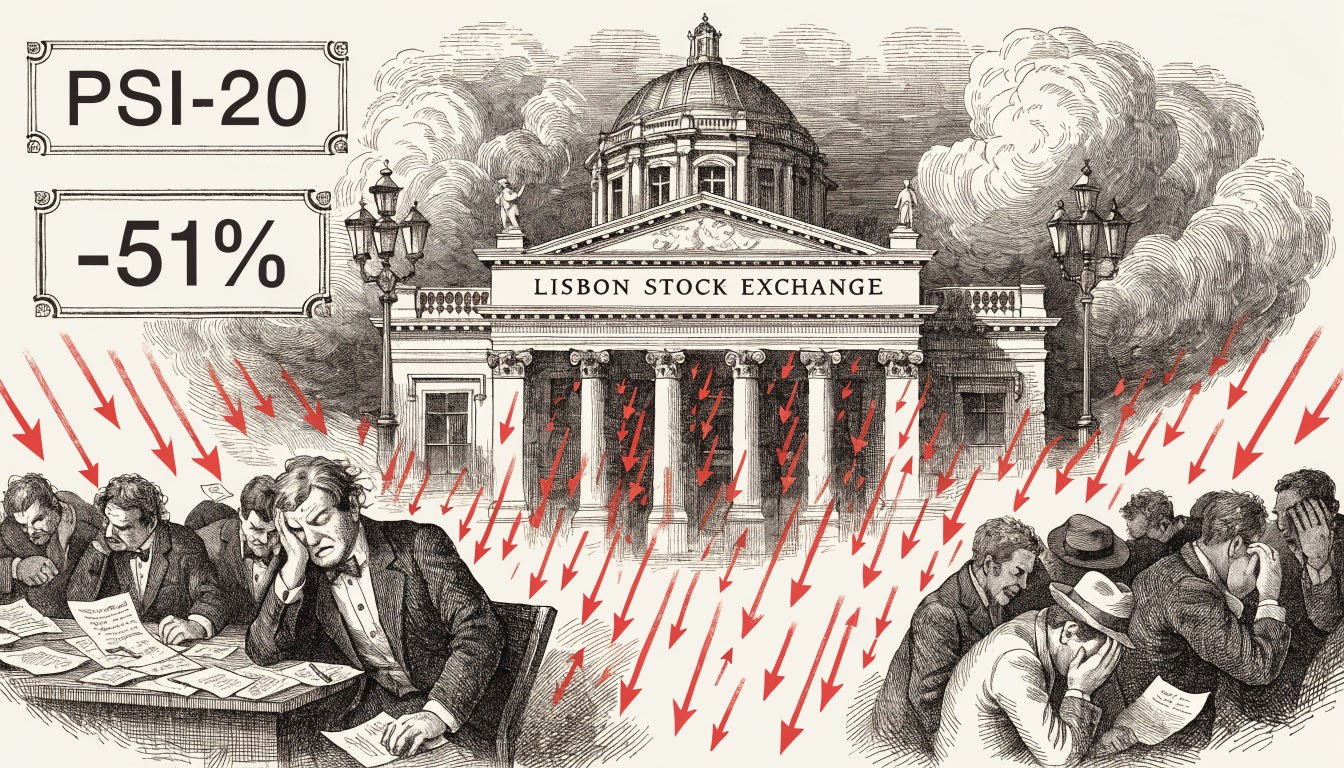 O Crash da Bolsa de Lisboa em 2008 — O PSI-20 Perdeu 51%