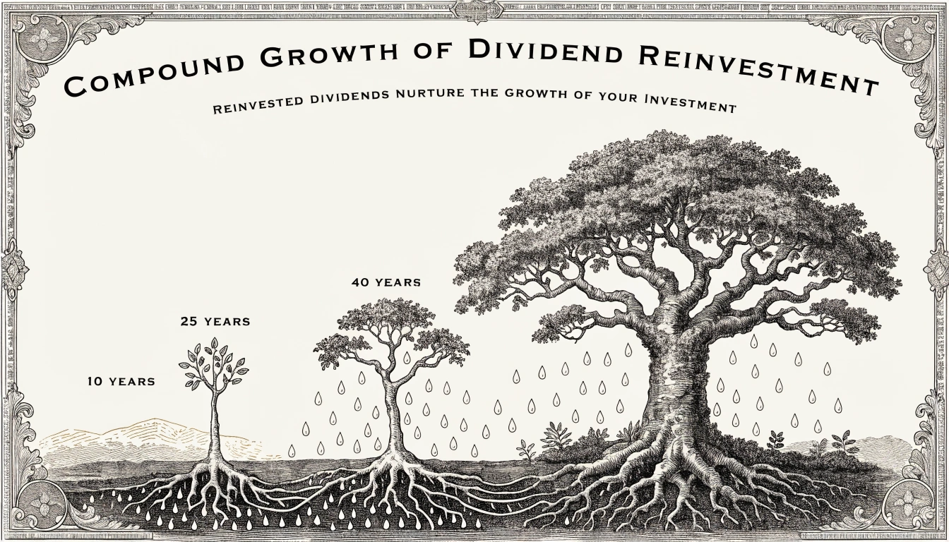 O Efeito dos Dividendos no Longo Prazo — O Poder do Reinvestimento