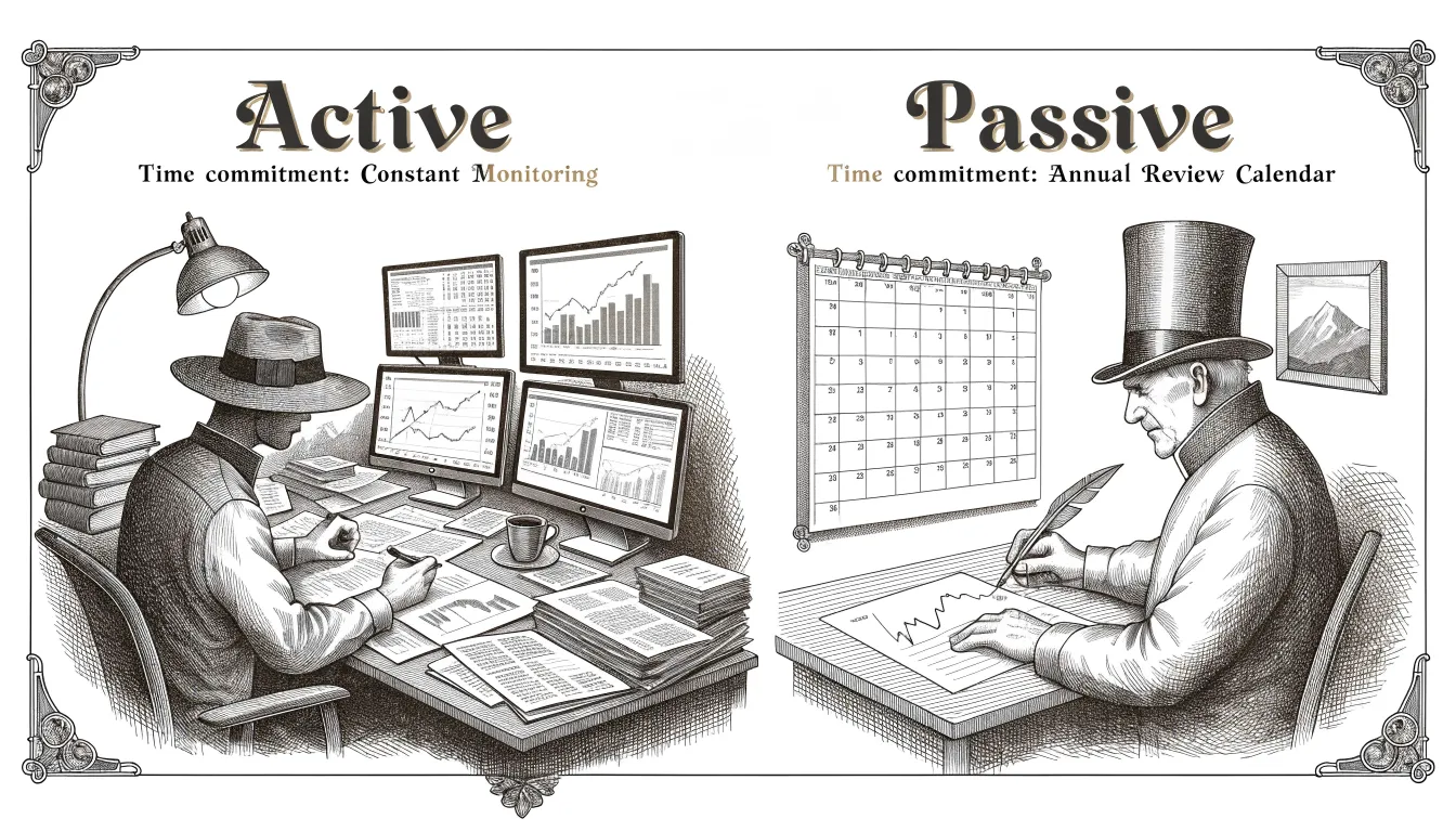 Quanto Tempo Dedicar ao Investimento — Activo vs Passivo