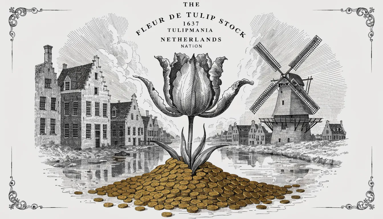Tulipas Holandesas — A Primeira Bolha da História